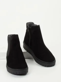 – Chelsea-Stiefelette aus Veloursleder*Semler Clearance