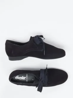 – Derby-Schnürschuh aus Samtziegenleder*Semler Online