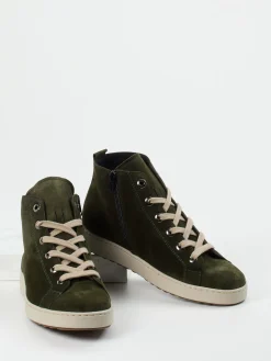 Damen Semler – High-Top Schnürstiefelette aus Veloursleder