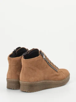 – Keilboots aus Veloursleder cognacfarben*Semler Clearance