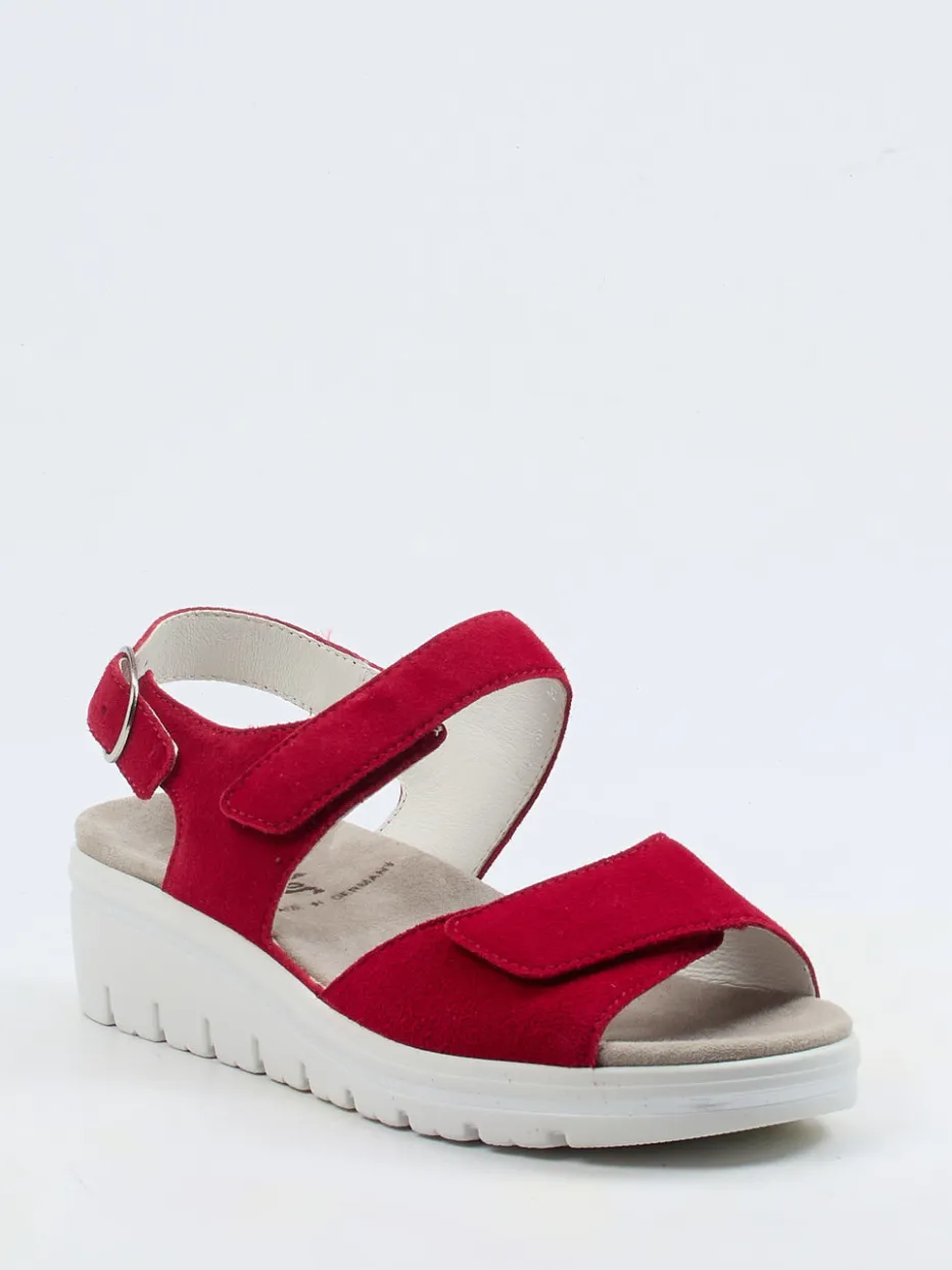 – Keilsandalette aus Veloursleder*Semler Discount