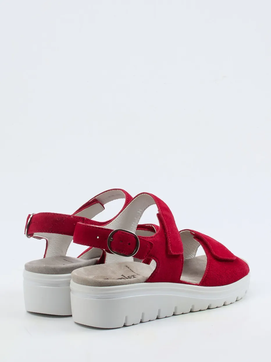 – Keilsandalette aus Veloursleder*Semler Discount