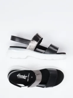 – Klettsandale aus Kalbleder*Semler Discount