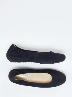 Damen Semler – Komfort-Ballerinas aus Veloursleder