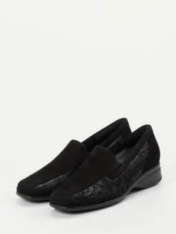 – Komfort-Loafer aus Stretch und Veloursleder*Semler Sale