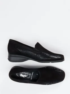 – Komfort-Loafer aus Stretch und Veloursleder*Semler Sale
