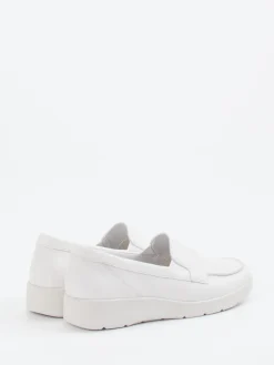 Damen Semler – Komfort-Loafer aus Kalbleder Offwhite