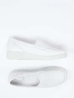 Damen Semler – Komfort-Loafer aus Kalbleder Offwhite