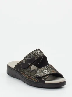 Damen Semler – Komfort-Pantolette aus geprägtem Leder