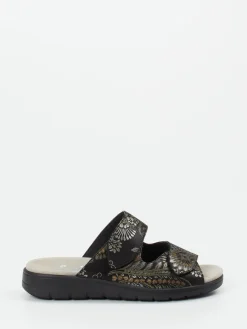 Damen Semler – Komfort-Pantolette aus geprägtem Leder