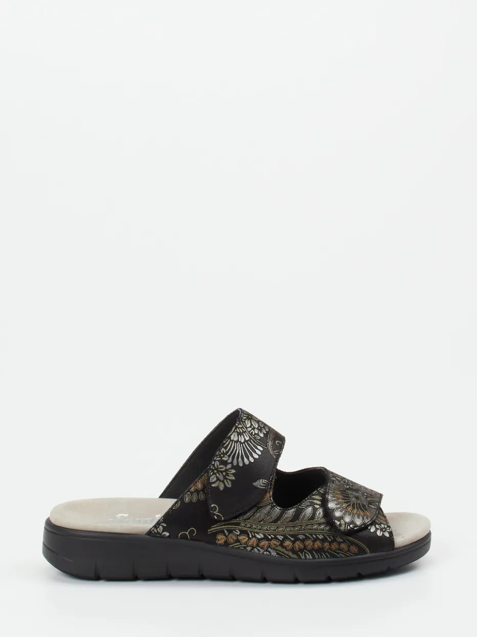 Damen Semler – Komfort-Pantolette aus geprägtem Leder