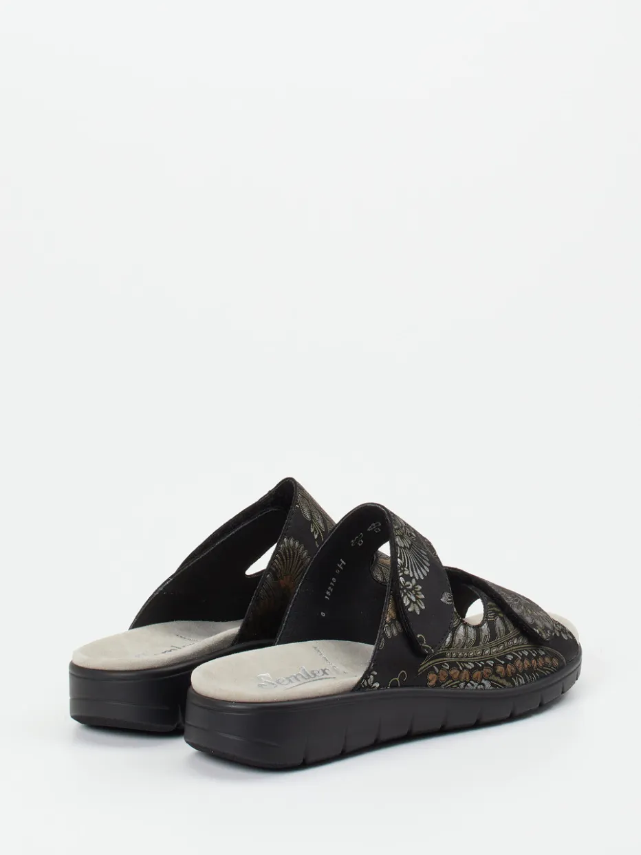 Damen Semler – Komfort-Pantolette aus geprägtem Leder