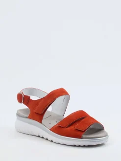 – Komfortsandale aus Veloursleder*Semler Best