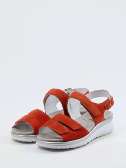 – Komfortsandale aus Veloursleder*Semler Best