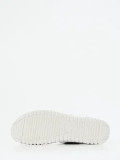 – Komfortsandale aus Metallicleder Silber*Semler Sale