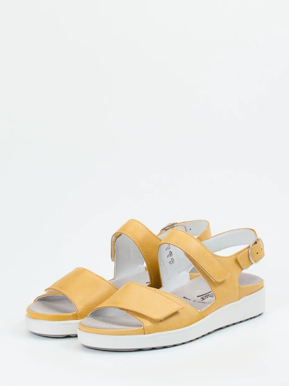 Damen Semler – Komfortsandale aus Kalbleder senf