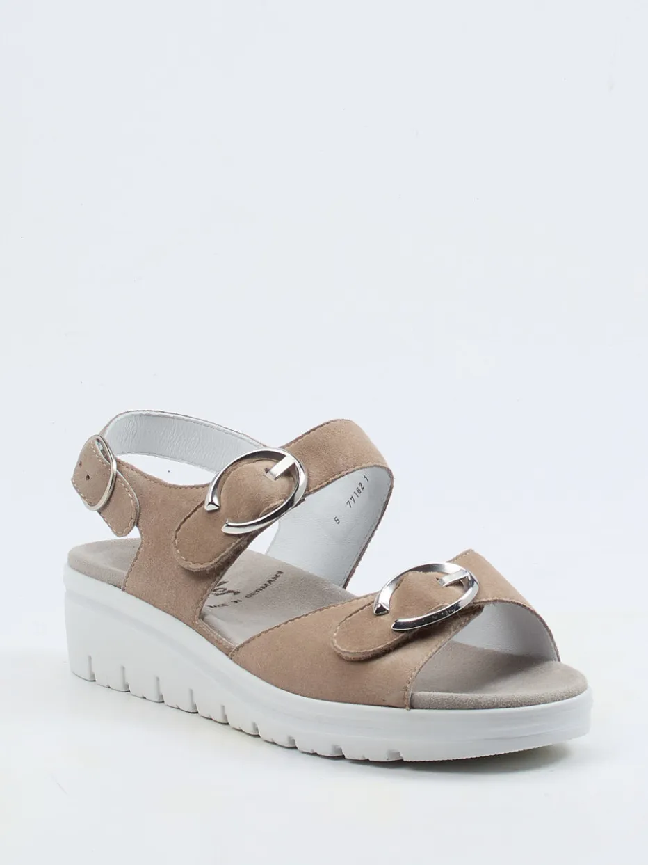Damen Semler – Komfort-Sandale aus Veloursleder