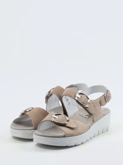 Damen Semler – Komfort-Sandale aus Veloursleder