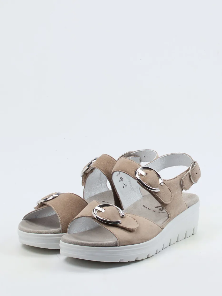 Damen Semler – Komfort-Sandale aus Veloursleder