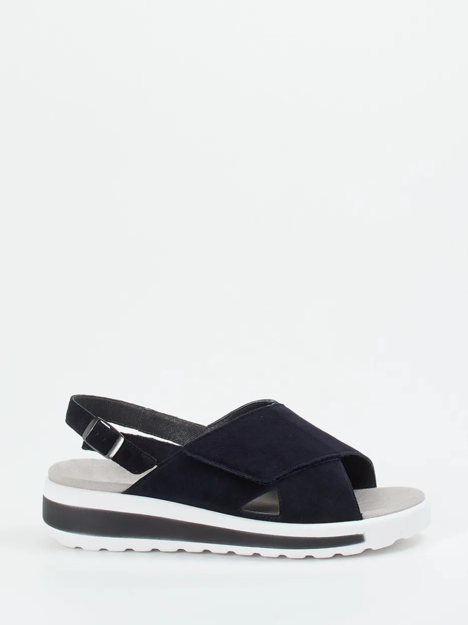 Damen Semler – Komfort-Sandale aus Veloursleder