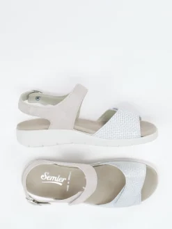 Damen Semler – Komfortsandale aus Veloursleder