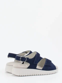 Damen Semler – Komfortsandalen aus Veloursleder marine