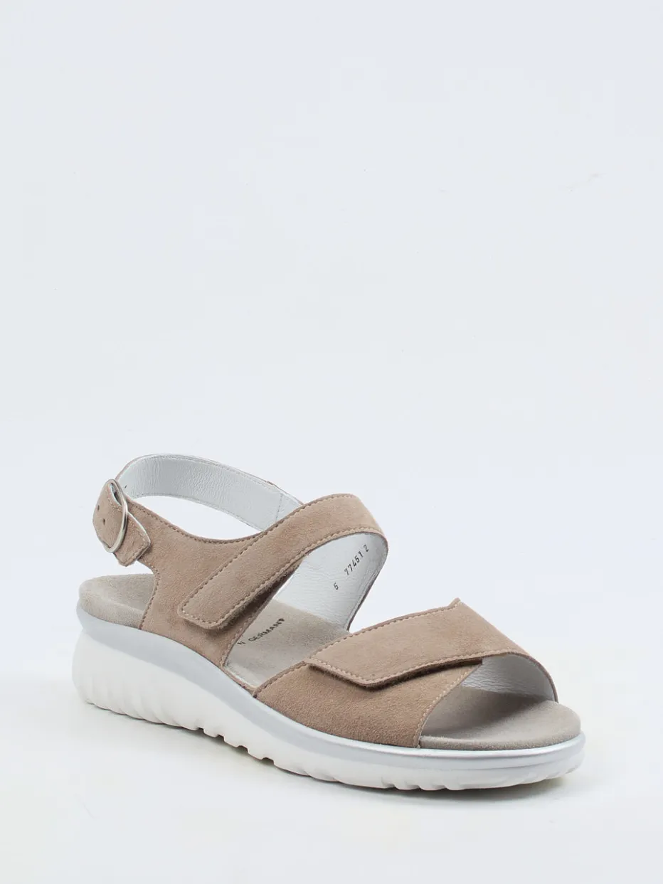 – Komfortsandalen aus Veloursleder*Semler Online