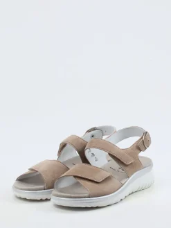 – Komfortsandalen aus Veloursleder*Semler Online