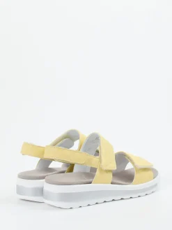 – Komfortsandalen aus geprägtem Leder*Semler New