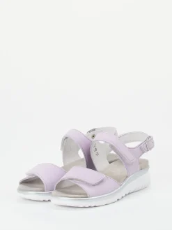 – Komfortsandalen aus Nubukleder Flieder*Semler Clearance