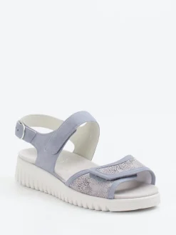 Damen Semler – Komfortsandalen aus Kalbleder Pastell