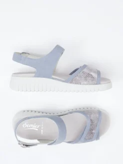 Damen Semler – Komfortsandalen aus Kalbleder Pastell