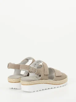 – Komfortsandalen aus Veloursleder taupe*Semler Discount