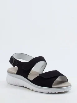 Damen Semler – Komfortsandalen aus Veloursleder