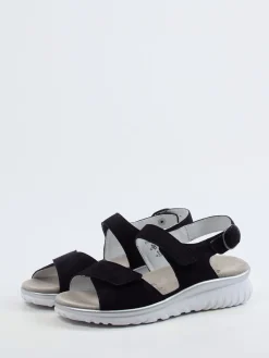 Damen Semler – Komfortsandalen aus Veloursleder