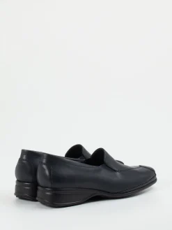 Damen Semler – Komfort-Slipper aus Kalbleder Dunkel