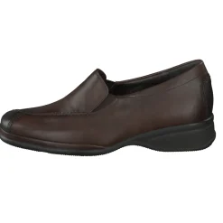 Damen Semler – Komfort-Slipper aus Kalbleder Dunkel