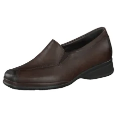 Damen Semler – Komfort-Slipper aus Kalbleder Dunkel