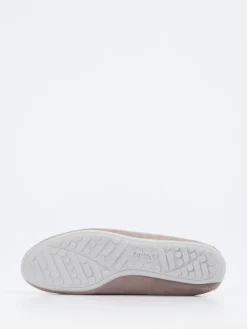 Damen Semler – Komfort-Slipper aus Veloursleder taupe