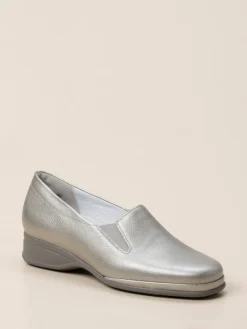 – Komfort-Slipper aus Metallicleder*Semler Sale