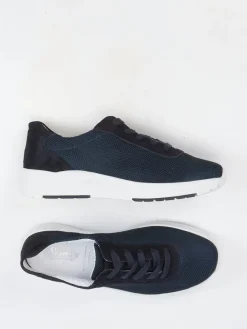 Damen Semler – Komfort-Sneaker aus Mesh und Veloursleder Dunkel