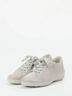 – Komfort-Sneaker aus Veloursleder hell*Semler