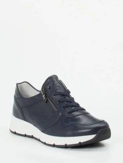 Damen Semler – Komfort-Sneaker aus Kalbleder dunkel