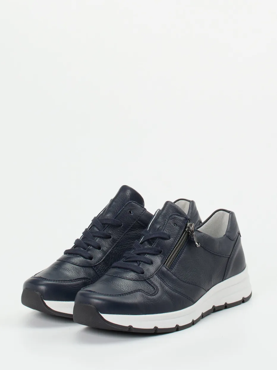 Damen Semler – Komfort-Sneaker aus Kalbleder dunkel