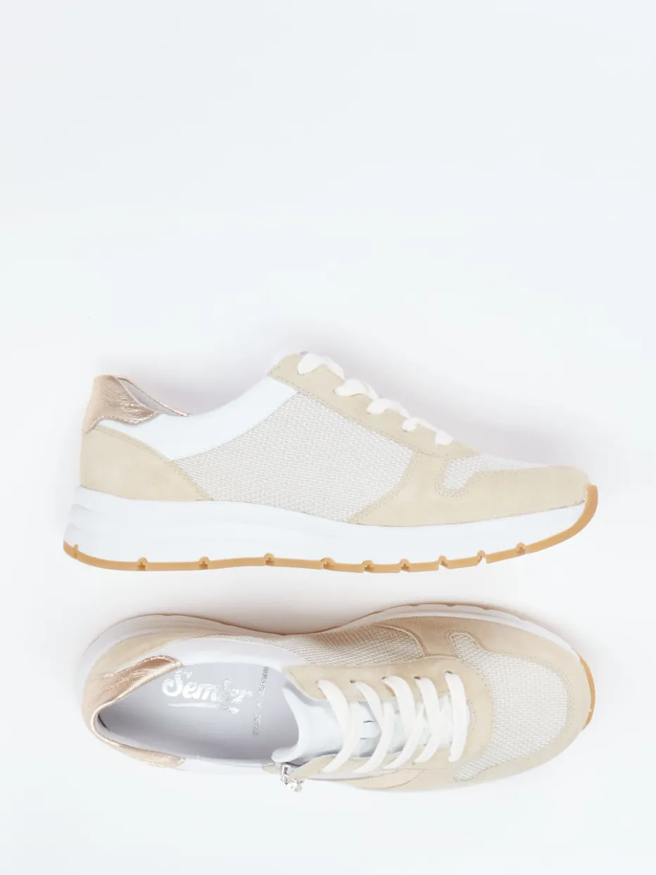 Damen Semler – Komfort-Sneaker aus Velour/Textil