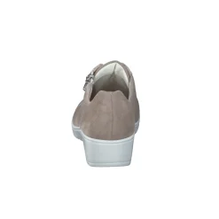 Damen Semler – Komfort-Sneaker aus Veloursleder Taupe