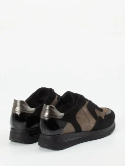 – Komfort-Sneaker aus Veloursleder Taupe*Semler Best