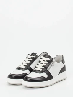 – Komfort-Sneaker aus Kalbleder Weiß-*Semler Hot