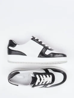 – Komfort-Sneaker aus Kalbleder Weiß-*Semler Hot