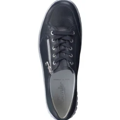 Damen Semler – Komfort-Sneaker aus Kalbleder Dunkel